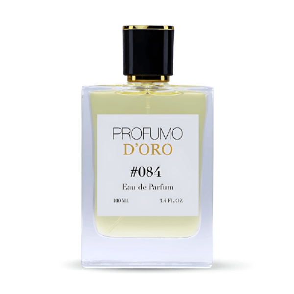 Profumo D’oro #084 – eleganter Herrenflakon, Hauptansicht des würzig-intensiven Eau de Parfum